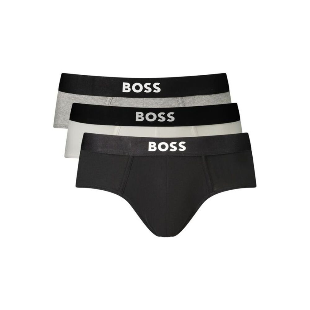 Hugo Boss Black Cotton Men's Briefs